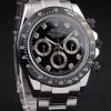 Rolex Daytona Stainless Steel Black Enameled Black Dial