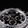 Rolex Daytona Stainless Steel Black Enameled Black Dial