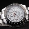 Rolex Daytona Stainless Steel Black Enameled White Dial