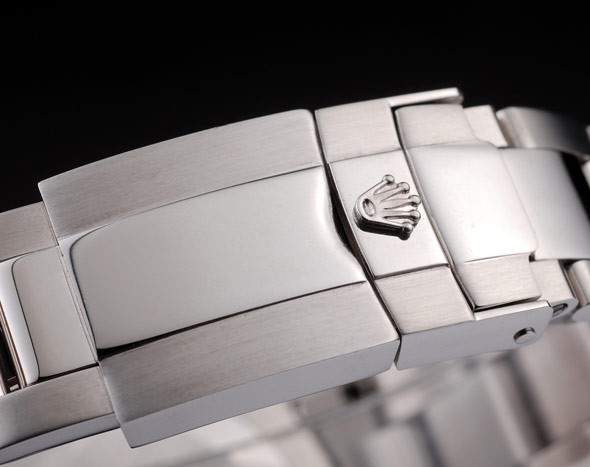 Rolex Daytona Stainless Steel Black Enameled White Dial
