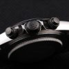 Rolex Daytona Stainless Steel Black Enameled White Dial