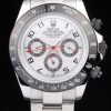 Rolex Daytona Stainless Steel Black Enameled Silver Dial