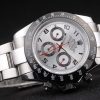 Rolex Daytona Stainless Steel Black Enameled Silver Dial