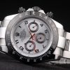 Rolex Daytona Stainless Steel Black Enameled Silver Dial