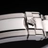 Rolex Daytona Stainless Steel Black Enameled Silver Dial