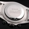 Rolex Daytona Stainless Steel Black Enameled Silver Dial