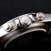 Rolex Daytona Stainless Steel Case Blue Dial Black Leather Strap