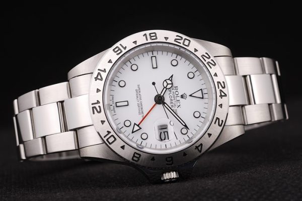 Rolex Explorer Stainless Steel White Dial Tachymeter