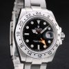 Rolex Explorer Stainless Steel Bezel Black Dial Tachymeter