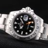 Rolex Explorer Stainless Steel Bezel Black Dial Tachymeter