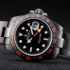 Rolex Explorer Black Ceramic Bezel Black Dial Tachymeter