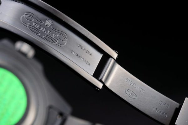 Rolex Explorer Black Ceramic Bezel Black Dial Tachymeter