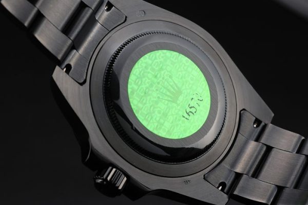 Rolex Explorer Black Ceramic Bezel Black Dial Tachymeter