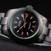 Rolex Milgauss Tinted Green Saphire Pro-Hunter Black Dial