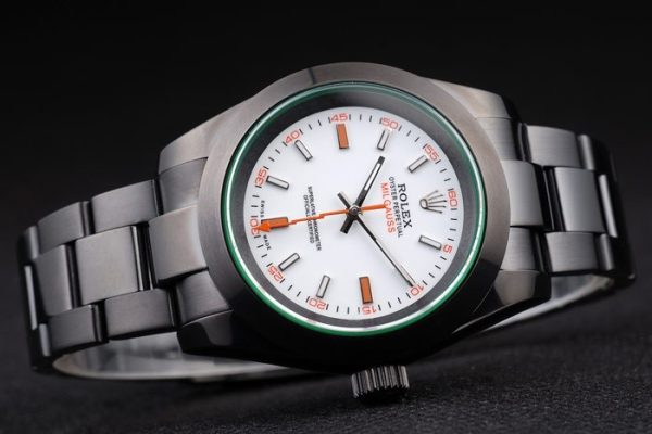 Rolex Milgauss Tinted Green Pro-Hunter Saphire White Dial