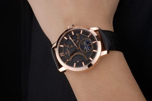 Vacheron Constantin Replica Watches Luxury Leather 80227