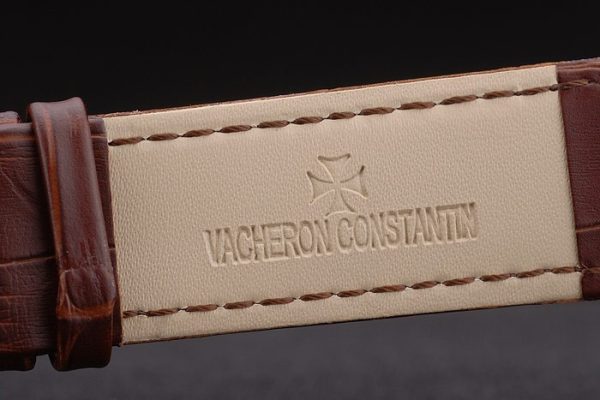 Vacheron Constantin Replica Watches Luxury Leather 80228