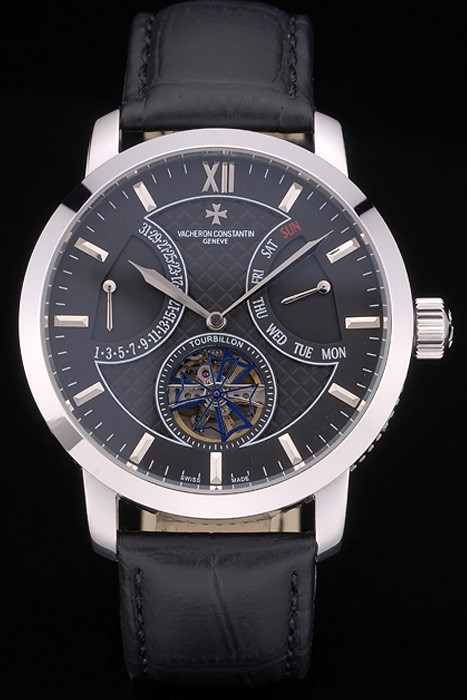Vacheron Constantin Replica Watches Luxury Leather 80229