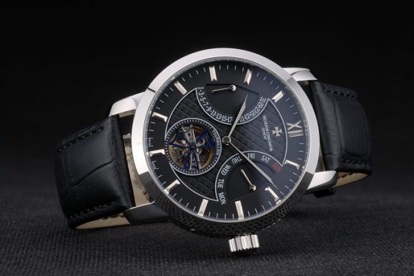 Vacheron Constantin Replica Watches Luxury Leather 80229