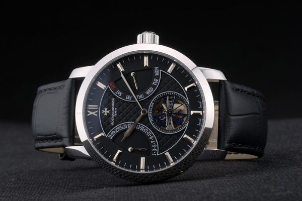 Vacheron Constantin Replica Watches Luxury Leather 80229